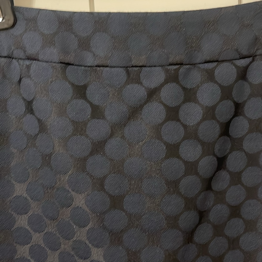 BANANA REPUBLIC Women’s Skirt - Size 6 - Navy Dot - Picture 5 of 5